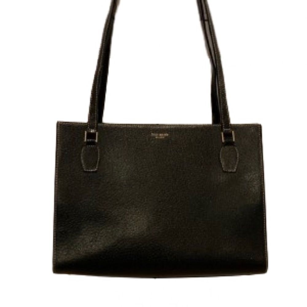 Kate Spade Wellesley Quinn Medium Shoulder Tote in Black Pebbled Leather